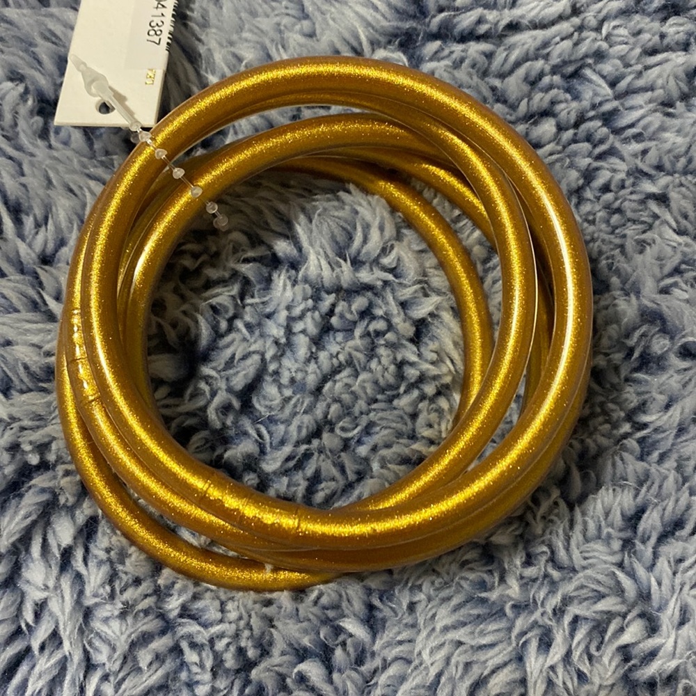 Gold Jelly Bracelets